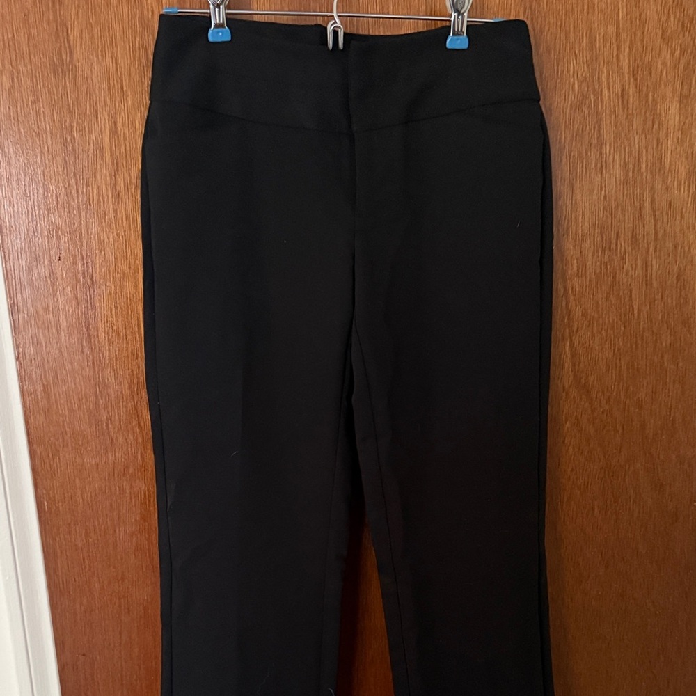 Elle Women's Classic Black Dress Pants - Picture 3 of 14